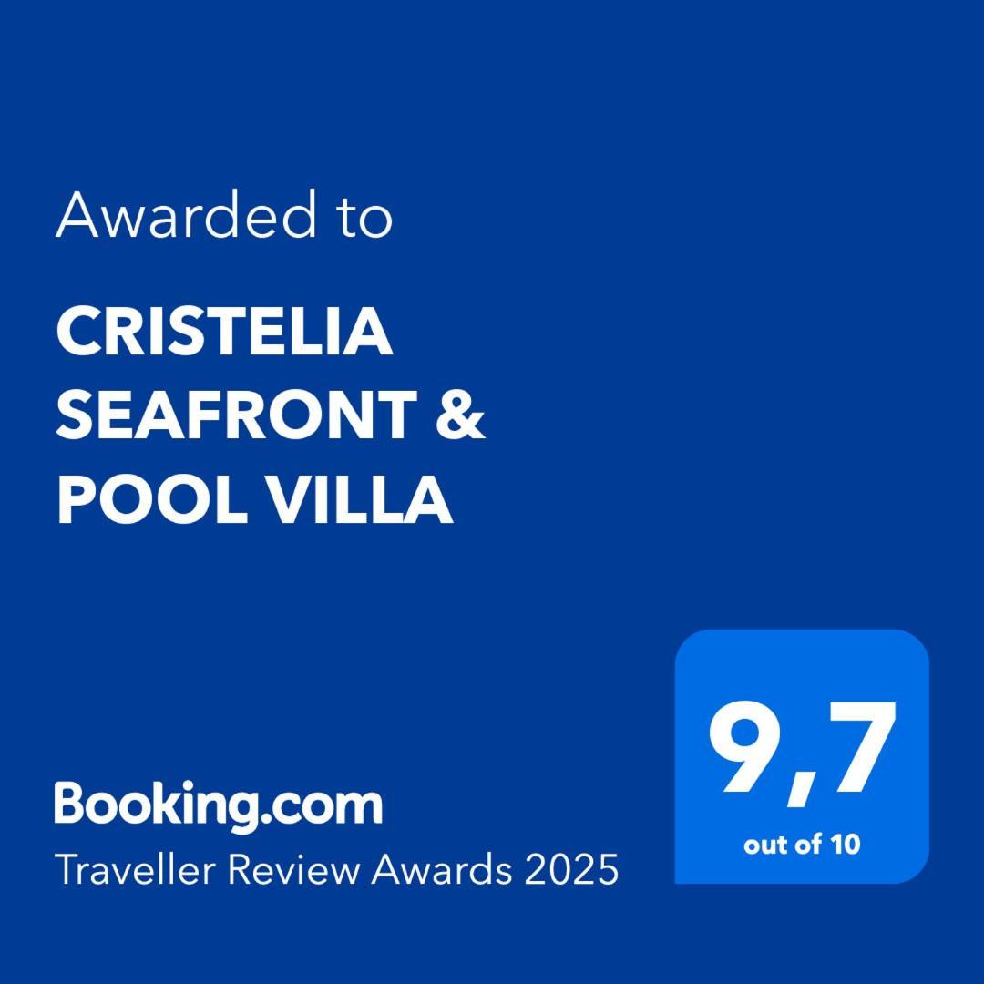Cristelia Seafront & Pool Villa Lakhania Extérieur photo